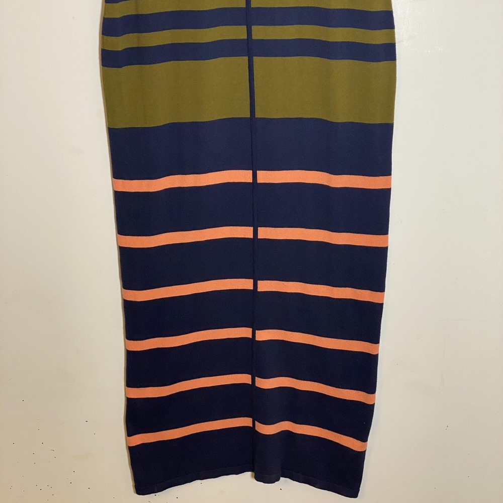 Tommy Bahama Dress Womens Small Blue Stripe Sleeveless Tank Maxi Knit Casual - Picture 12 of 15